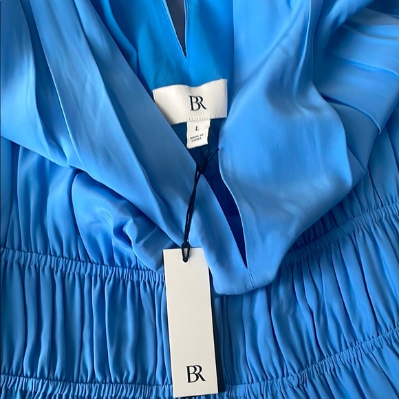 Banana Republic Blue Sleeveless Grecian Dress - Picture 8 of 8
